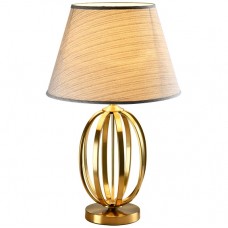 Πορτατίφ με ντουί E27 230V Μεταλλικό Χρυσαφί Ματ 955ZAHRA1T